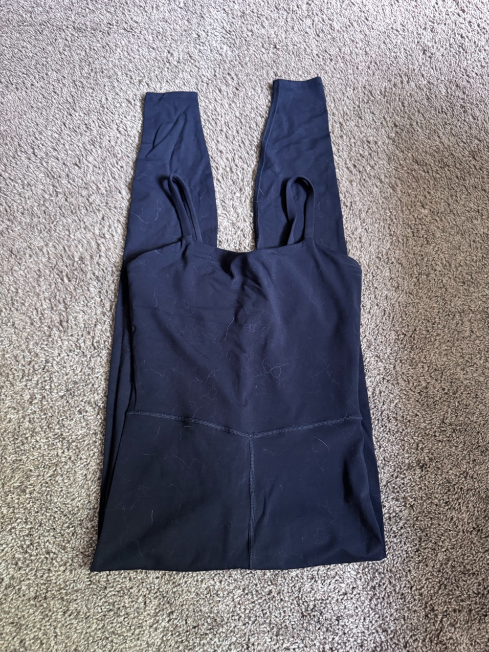 all in motion Black Athletic Tank with Built-In Shelf